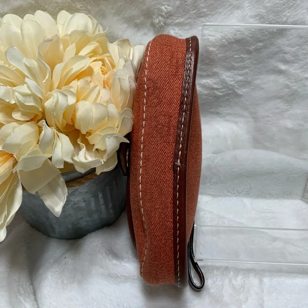 Dooney & Bourke Rust Clutch with Wristlet - Picture 3 of 5